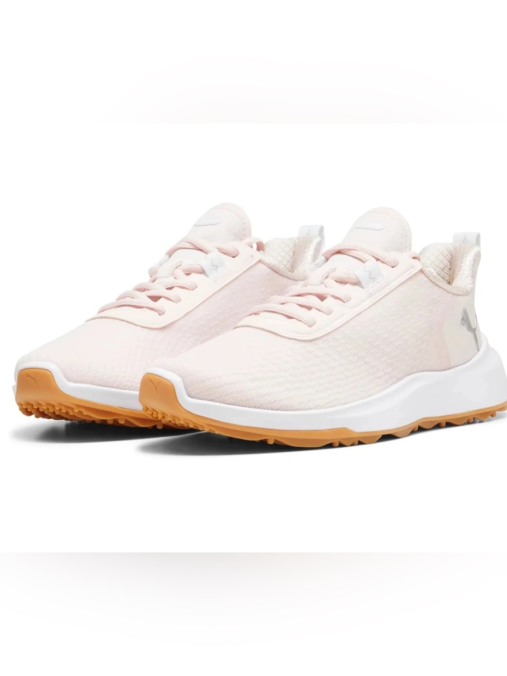 NWT PUMA Women's Pink and White Pikeless Athletic Golf Sneakers